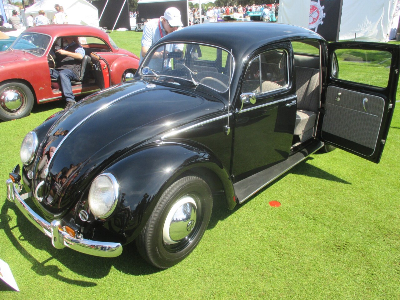 Karosserie Rometsch made a name for itself by developing luxurious taxis based on chassis supplied by German car manufacturers. The post-WWII era saw the German economy in tatters, so the company rethought its priorities, and began building taxis on Volkswagen Bugs. Johannes Beeskow's redesign reimagined the Bug as a four-door sedan with pleasing lines including a roof that retained its naturally curved shape. This was quite an accomplishment as the vehicle had to be stretched by seven inches for additional rear-seat leg room and two additional "suicide doors." All that, and the car gained just 55 pounds and a conversion could be completed in four to six weeks. Only six Beeskow Taxis are known cars at this time and this example is one of two in the U.S. Necessity is the mother of invention