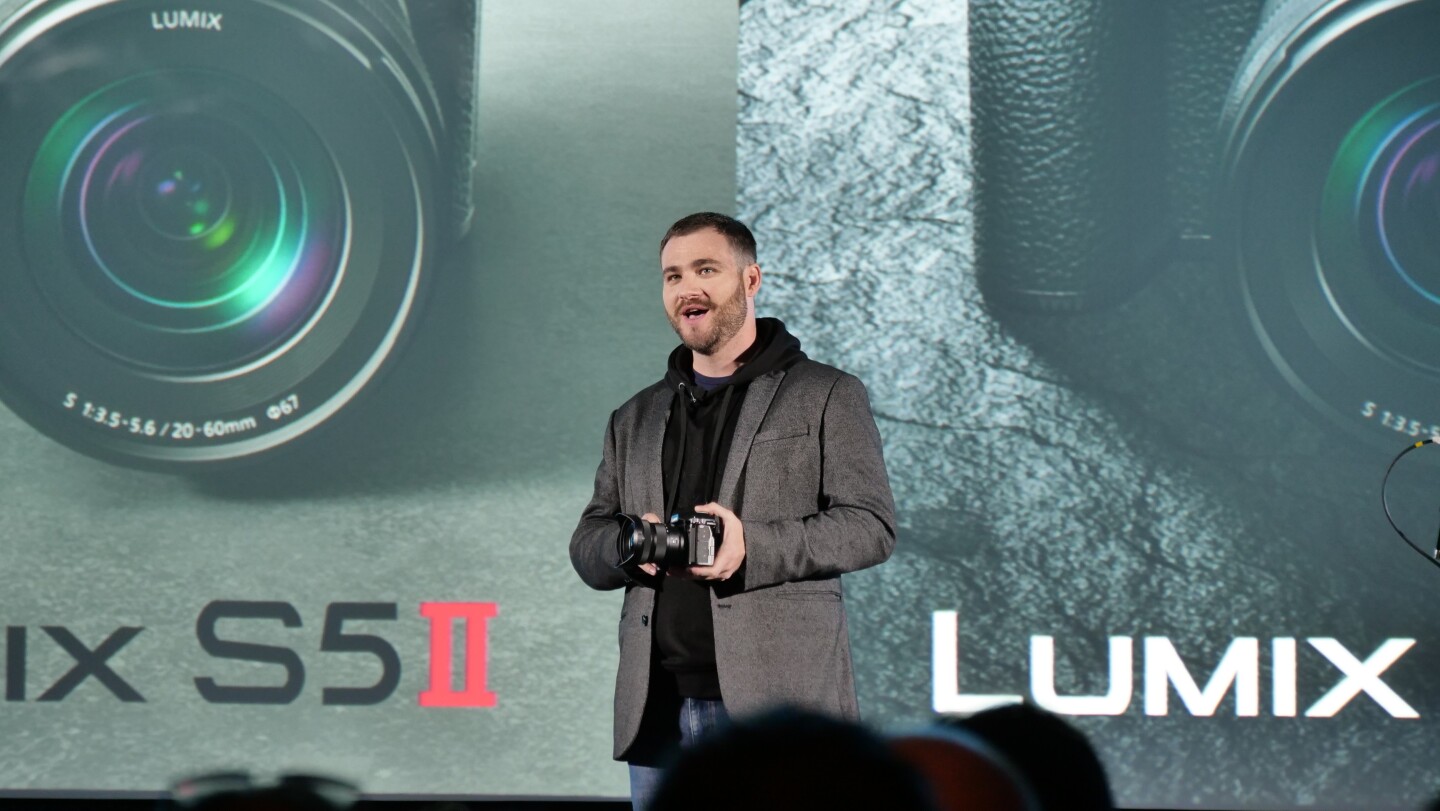 The Lumix S5II full-frame mirrorless camera was announced at CES 2023.