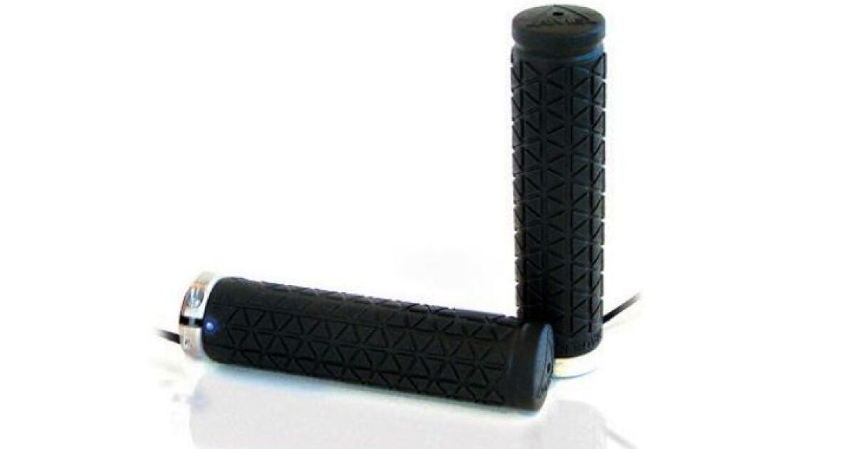 A'ME heated grips designed to warm winter cyclists