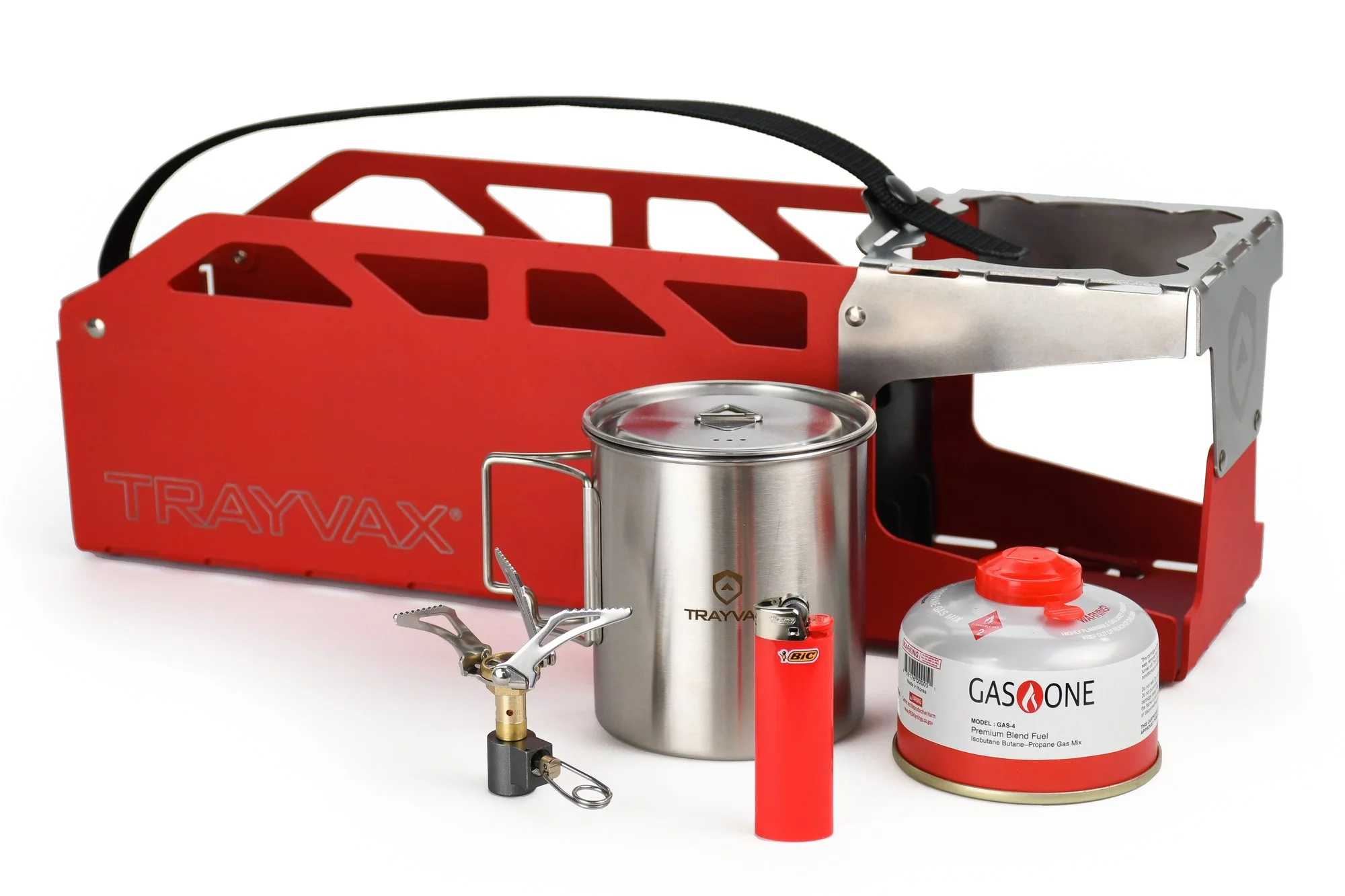 The Trayvax Ration packs its own lightweight cook system, leaving space for owners to stock food or other provisions