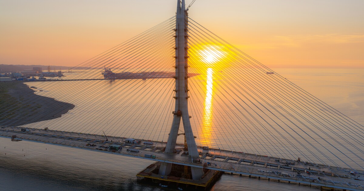 World’s longest single-mast cable-stayed bridge by Zaha Hadid Architects World’s longest single-mast cable-stayed bridge by Zaha Hadid Architects