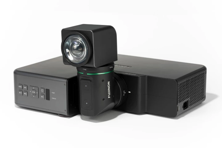 There’s no official name, nor pricing details for Fujifilm's rotating projector just yet