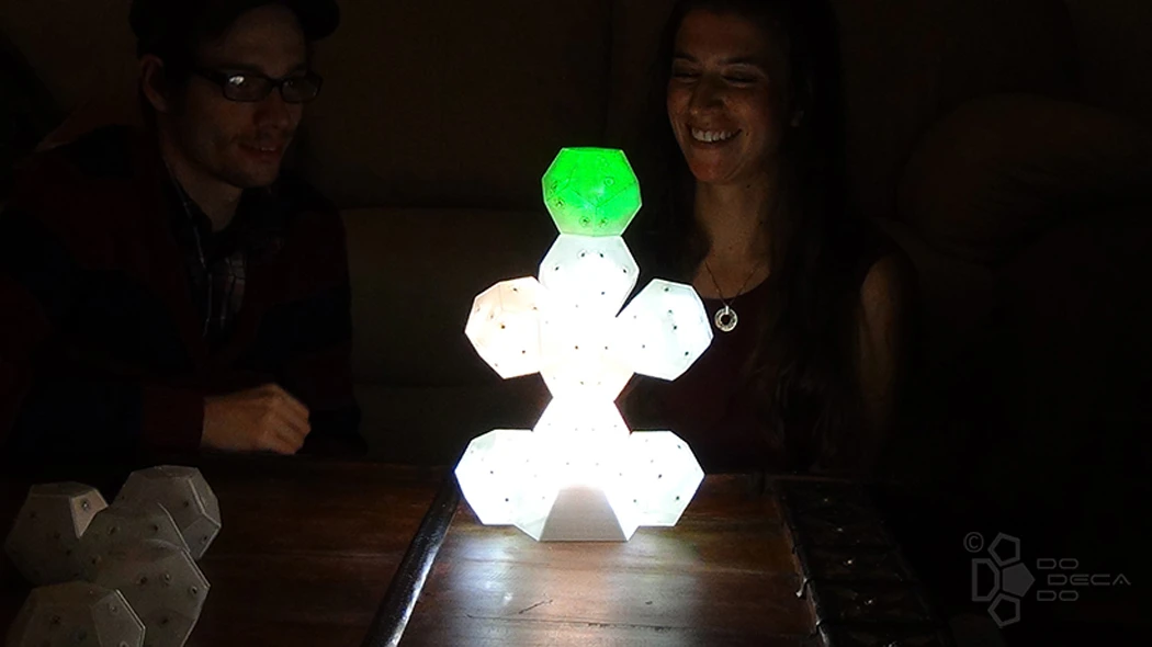 Stackable, customizable Dodecado LED lighting