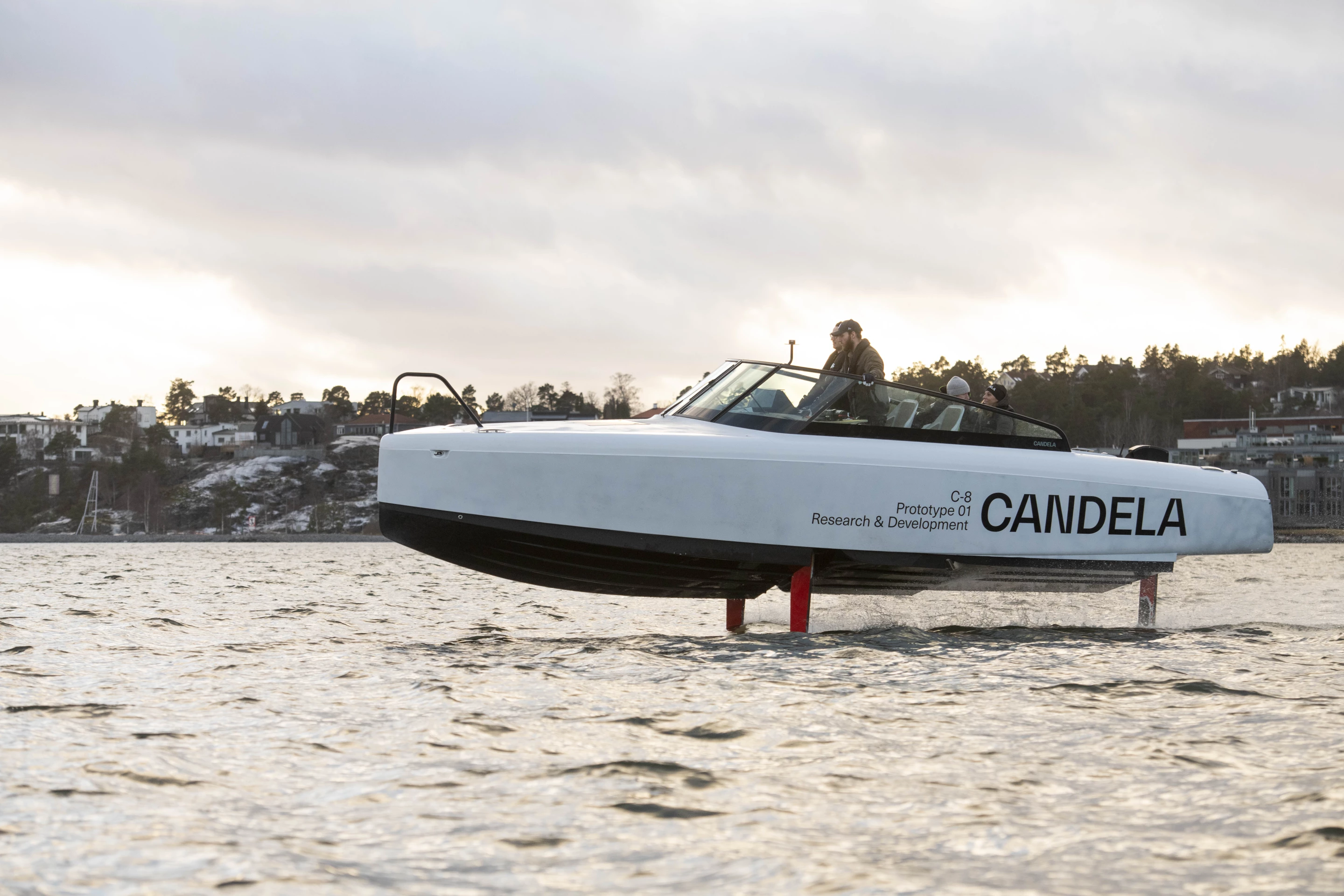 A cruising range of 50 nautical miles at 20-knot cruising speeds