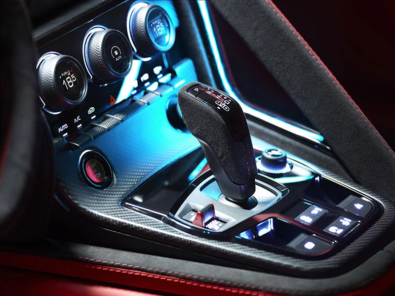The Jaguar C-X16 production concept sports car interior