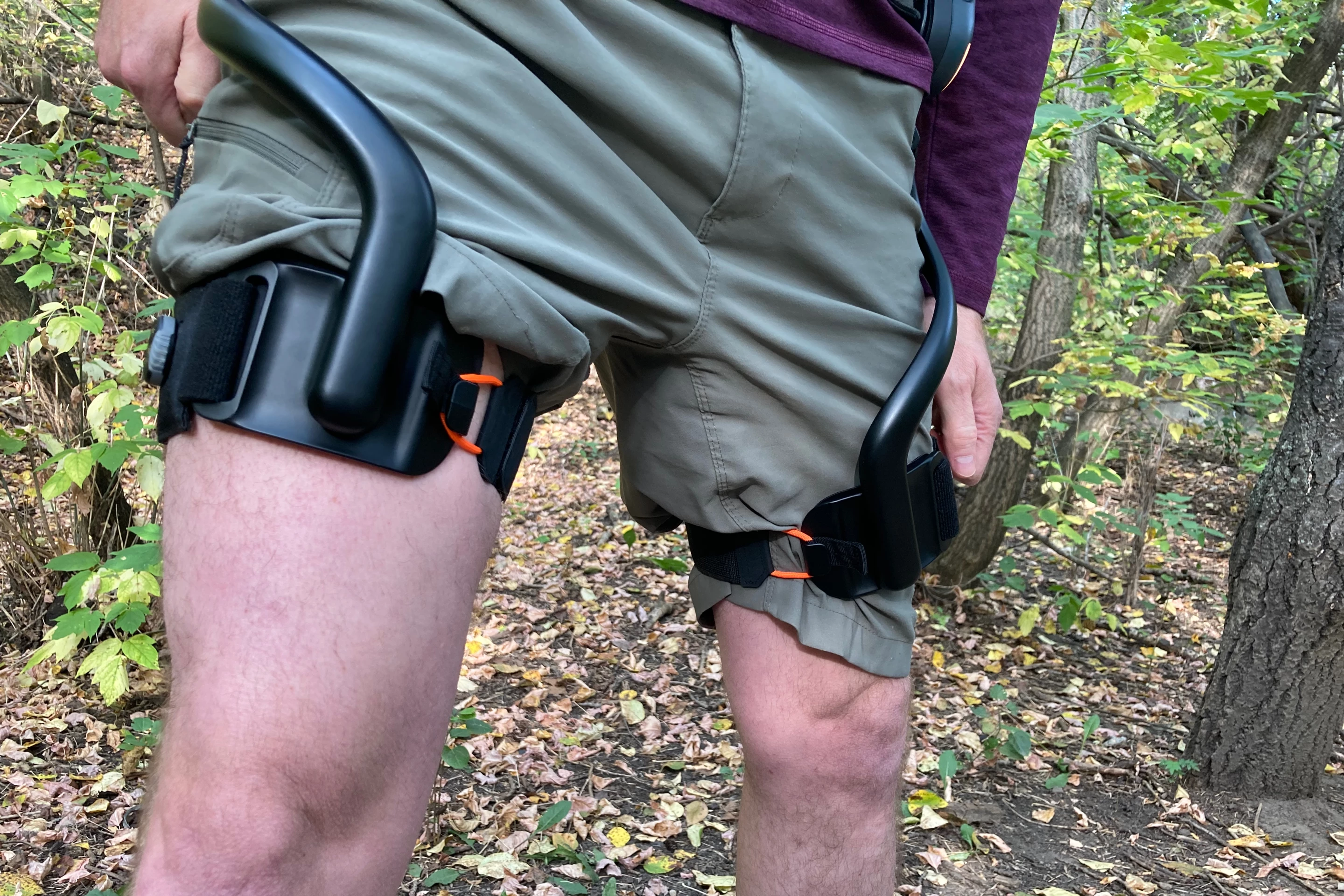 Sorry for showing a bit too much thigh, but I just wanted to show how the braces make my shorts ride up