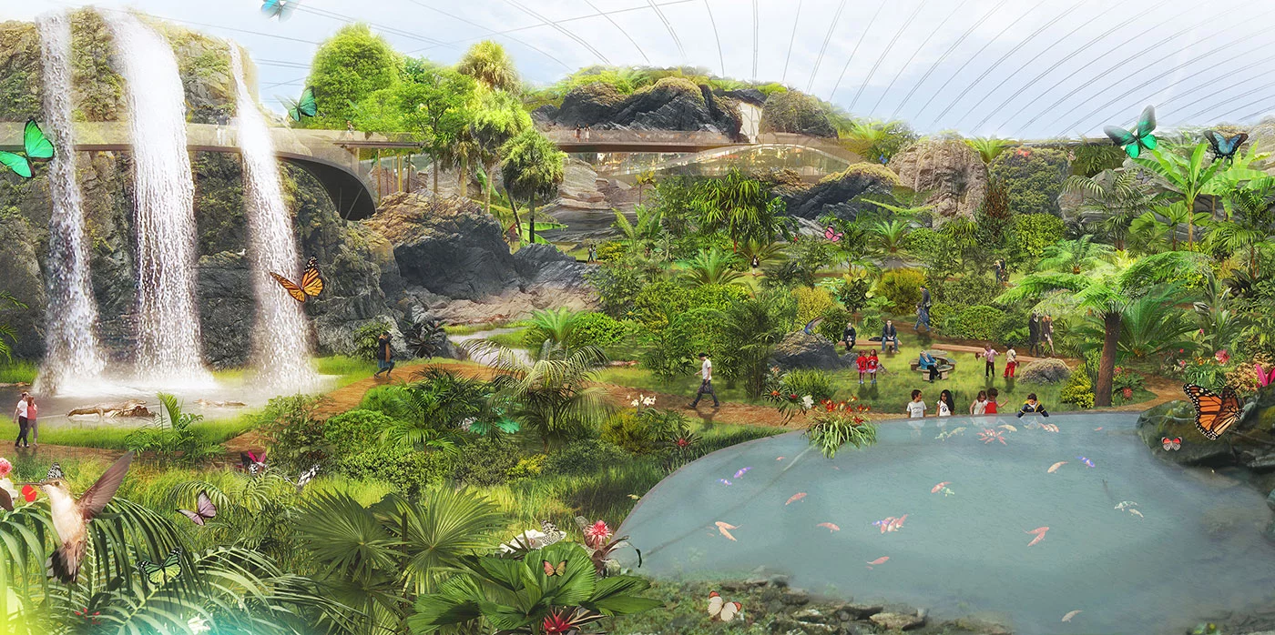 Tropicalia will measure 20,000 sq m (215,278 sq ft)