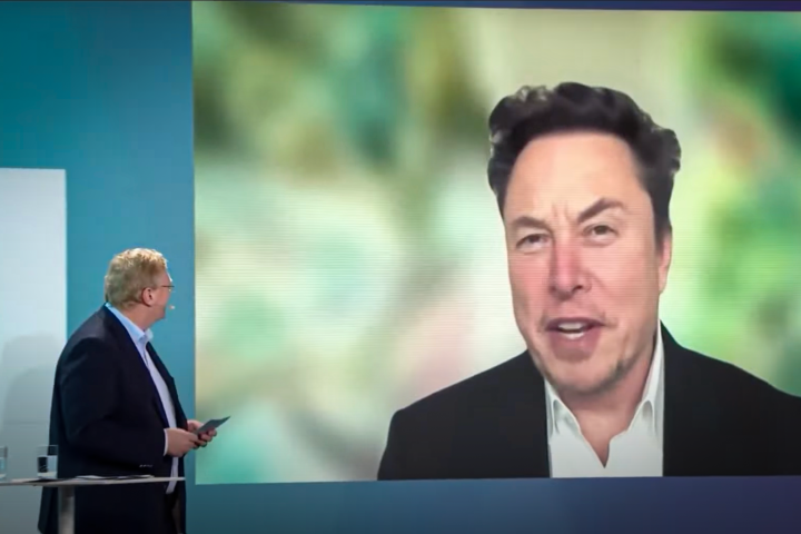 Elon Musk gave a closing Q&A (albeit a remote one) at the Bosch Connected World conference