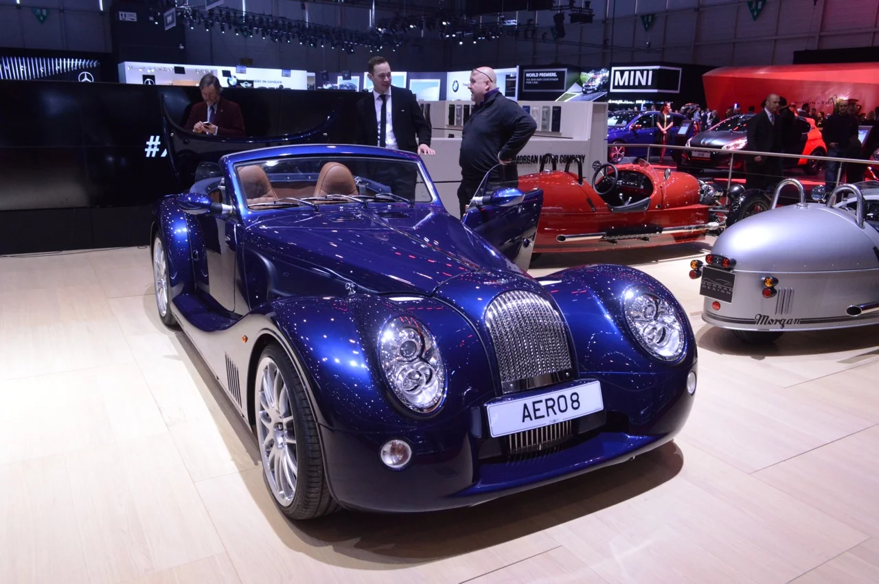 The new Gen 5 Morgan Aero 8 with the top down (Photo: C.C. Weiss/Gizmag.com)