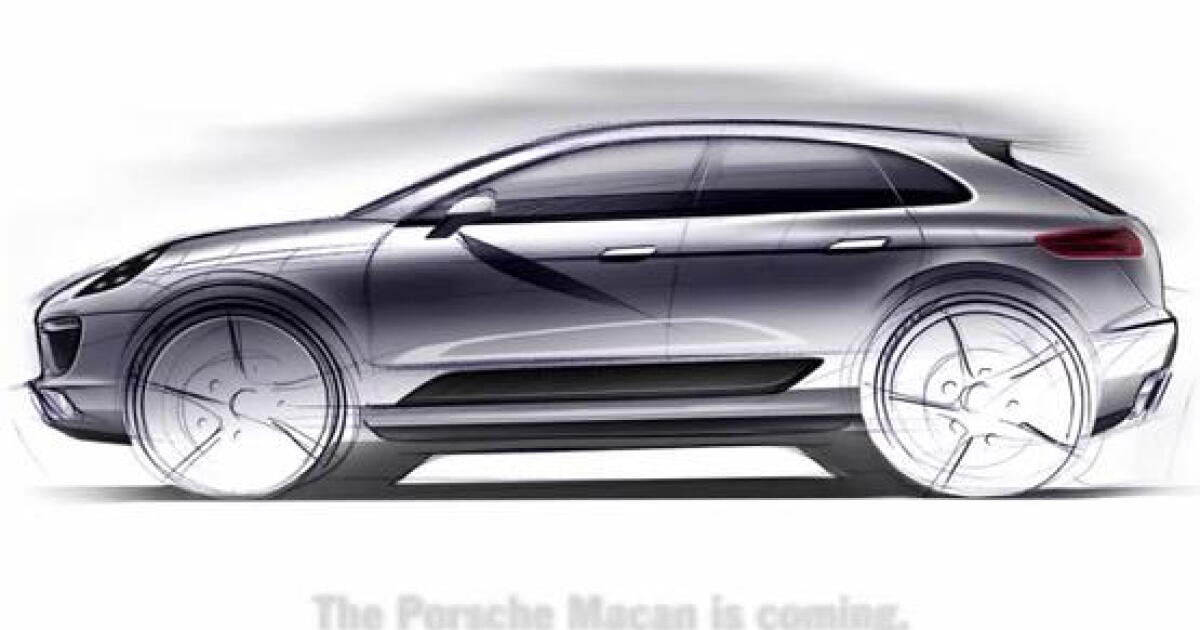 Mac Can First sketchy look at new Porsche “Macan” SUV