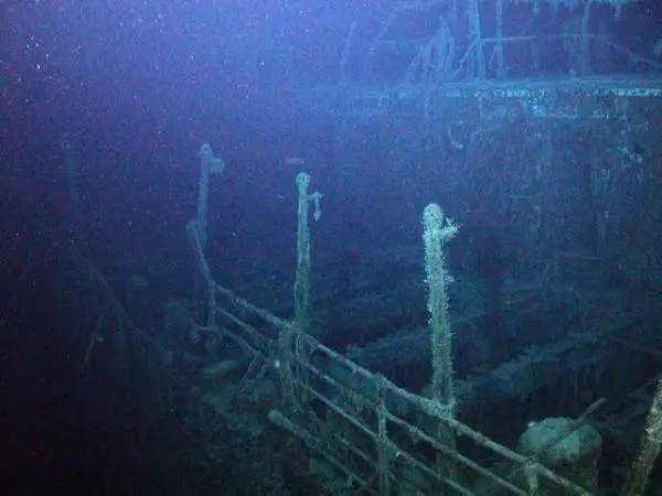 Starboard Side of the SS Mantola Poop Deck