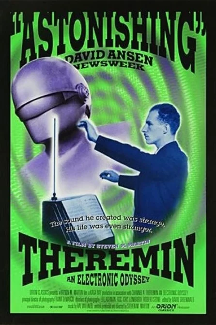 Flyer for the 1994 documentary film - Theremin: An Electronic Odyssey