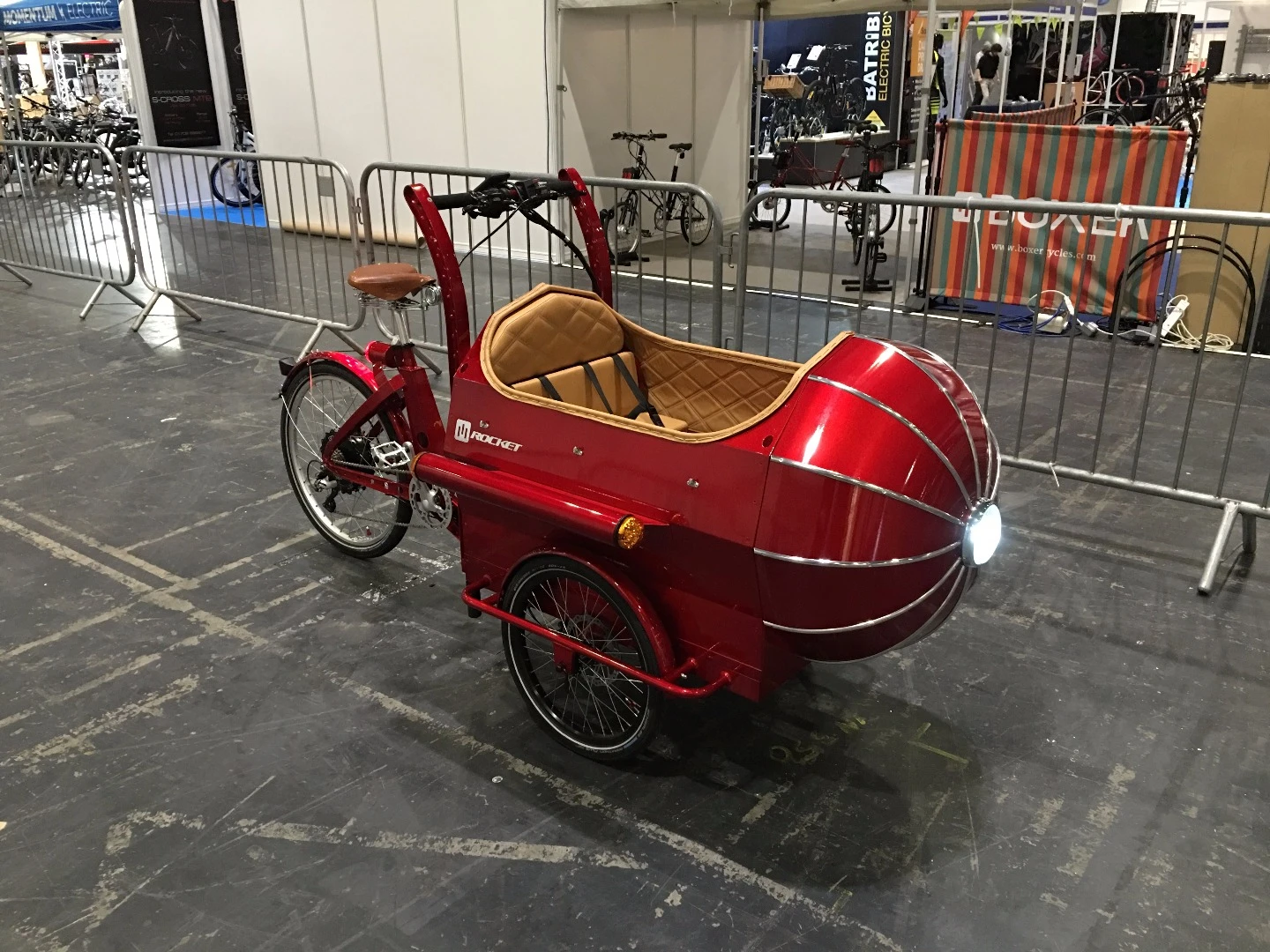 Boxer Cycles showed the new Rocket Saturn at the 2016 London Bike Show this month