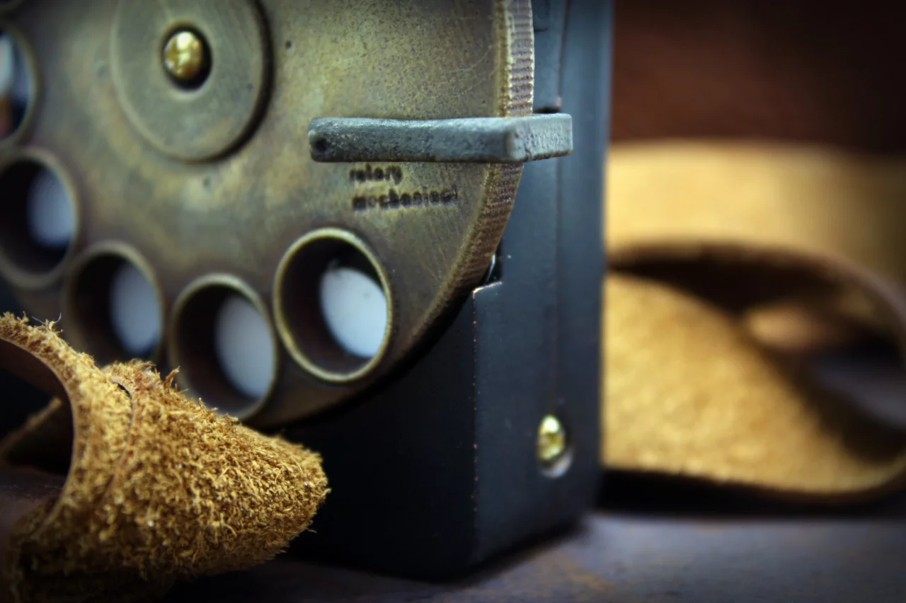 The Rotary Mechanical Smartphone has all the features of a regular smartphone, but it resembles a vintage rotary dial telephone (Photo: Richard Clarkson)