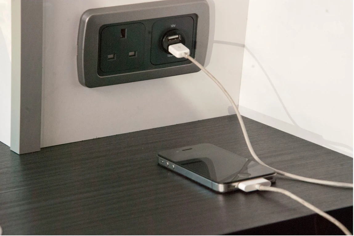 Volksleisure's electric system has 240V, 12V and USB outlets