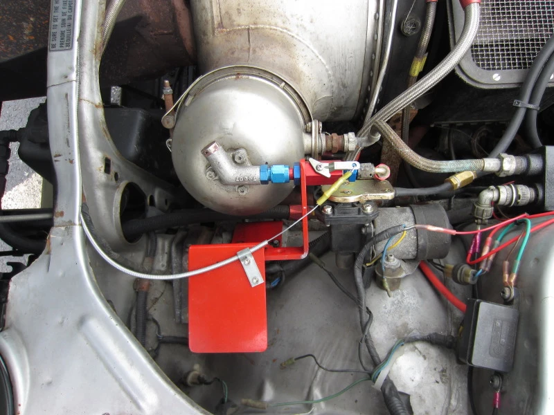The car's ex-US Air Force Garrett GTP turboshaft engine