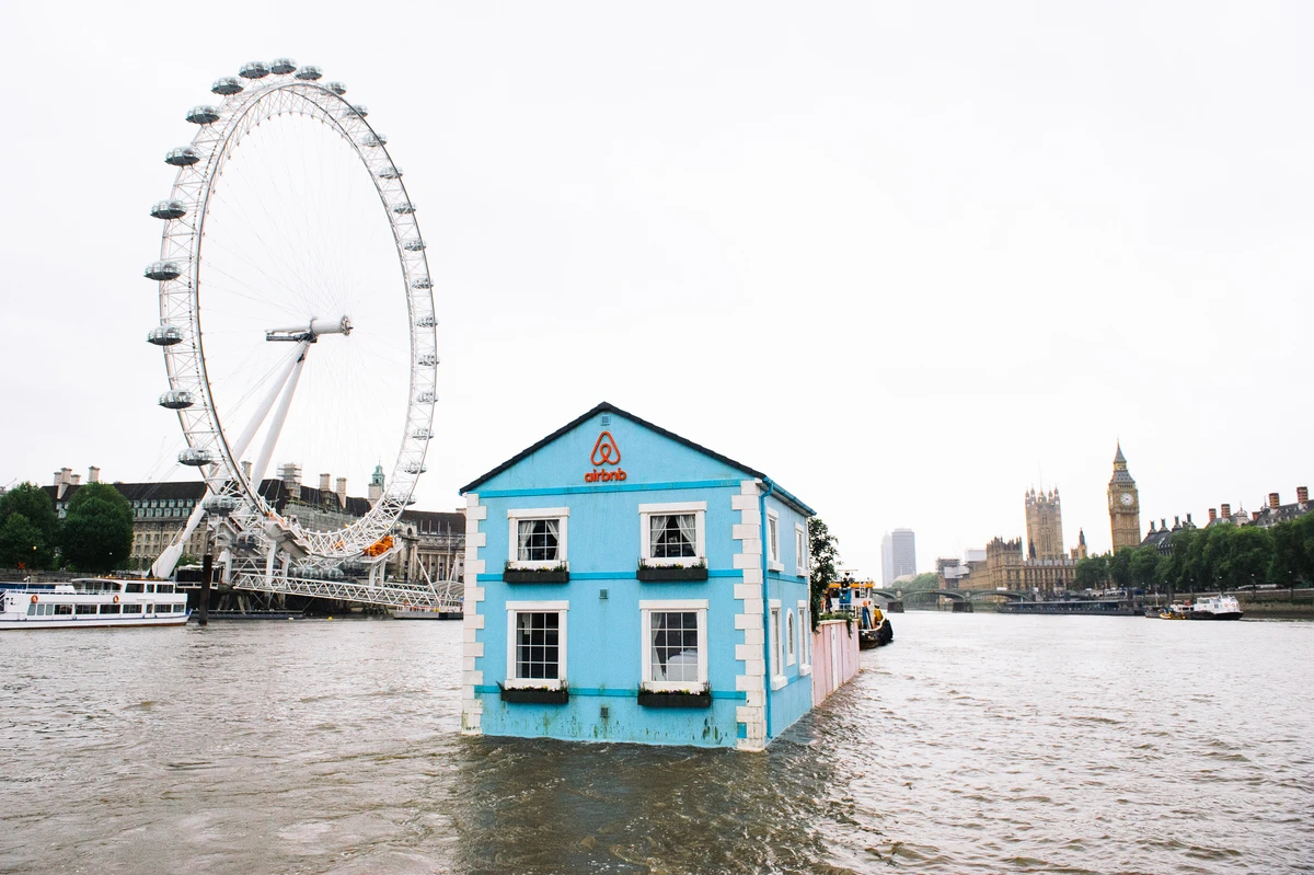The Floating House was designed by brothers Steve and Nick Tidball of TBWA