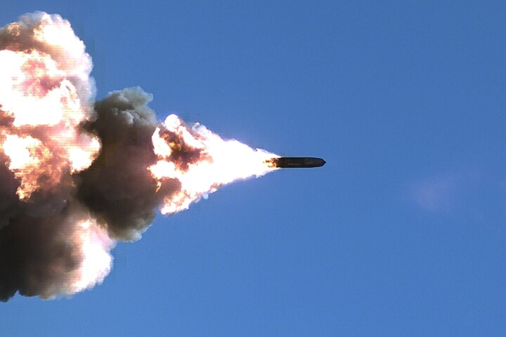 The Ramjet 155-mm shell in action