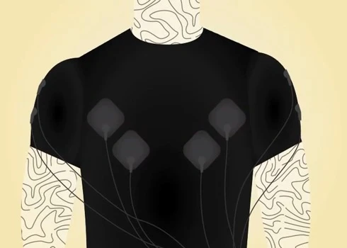 Squid uses EMG sensors to keep track of the electrical activity of muscles during a workout