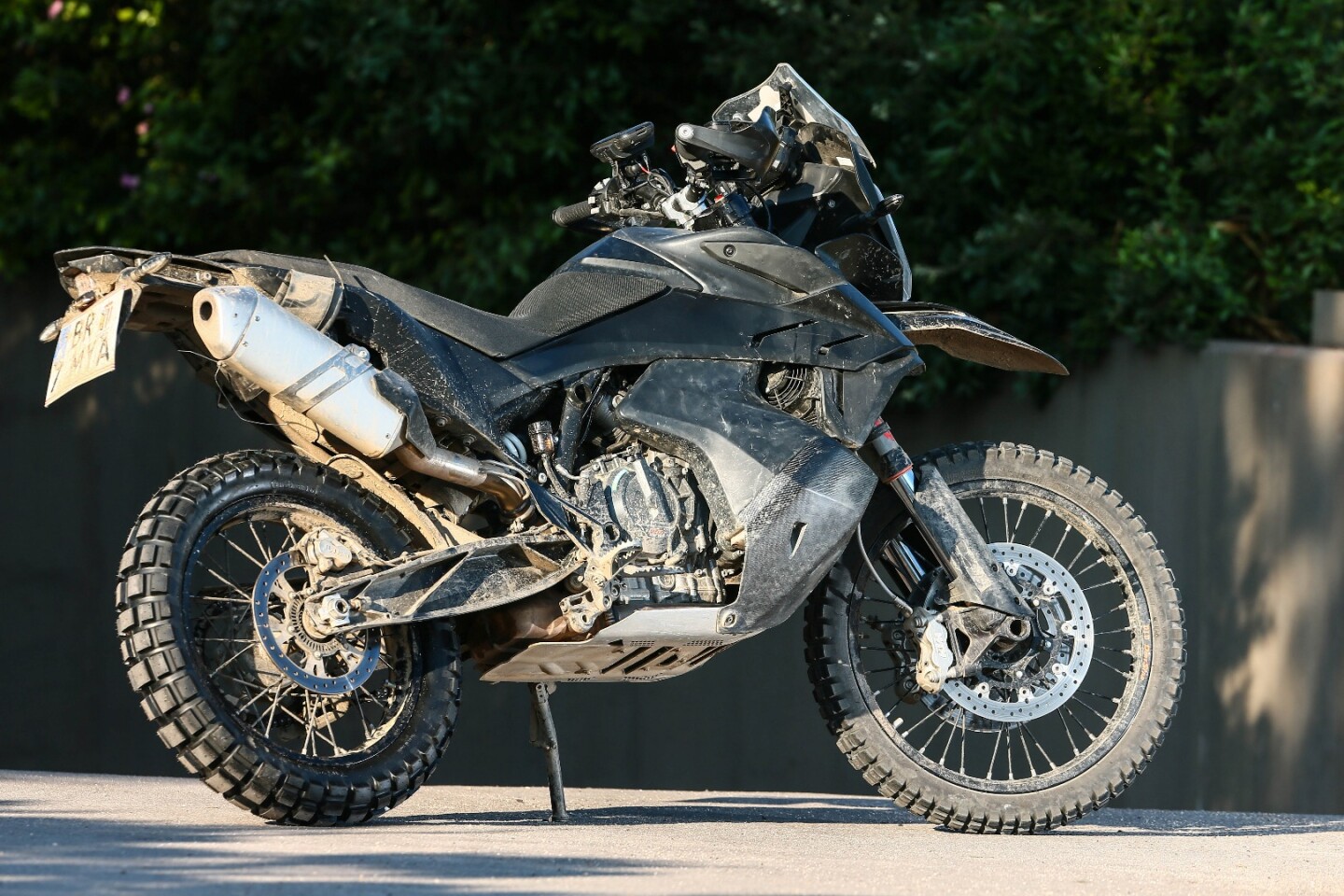 TKC80 tires and a chunky bashplate are by no means guaranteed for the production model