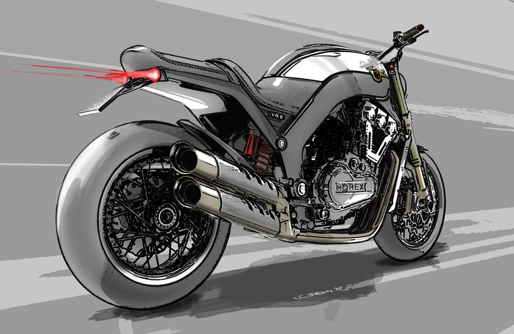 A new exhaust system and a tail section will highlight the new version of the VR6