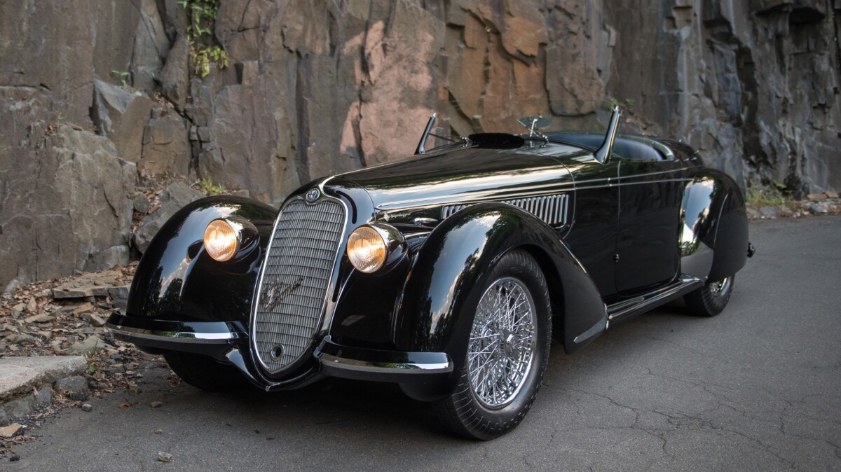 The record for the most valuable pre-WW2 car ever to sell at auction was set at RM-Sotheby's Monterey auction in 2016, when a 1939Alfa Romeo 8C 2900B Lungo Spider sold for $19,800,000. This was the ultimate Italian sports car of its generation, one of 12 extant Alfa Romeo Touring Spiders and the only "Immortal 2.9" to be offered at public auction this century.