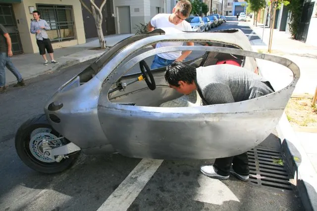 Taking the C-1 prototype out for a test drive (Photo: Randolph Jonsson/Gizmag)