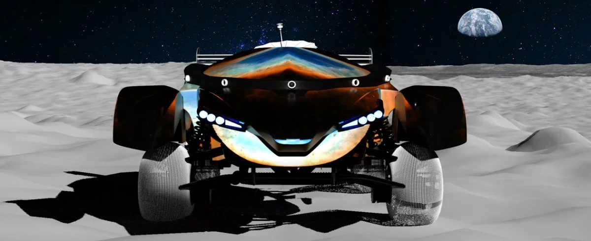 The remote-controlled cars will race around a "track" that's yet to be determined, at speeds that are yet to be determined, controlled via a Wi-Fi link back to the lander module that will communicate with race drivers on Earth in "near-real time"