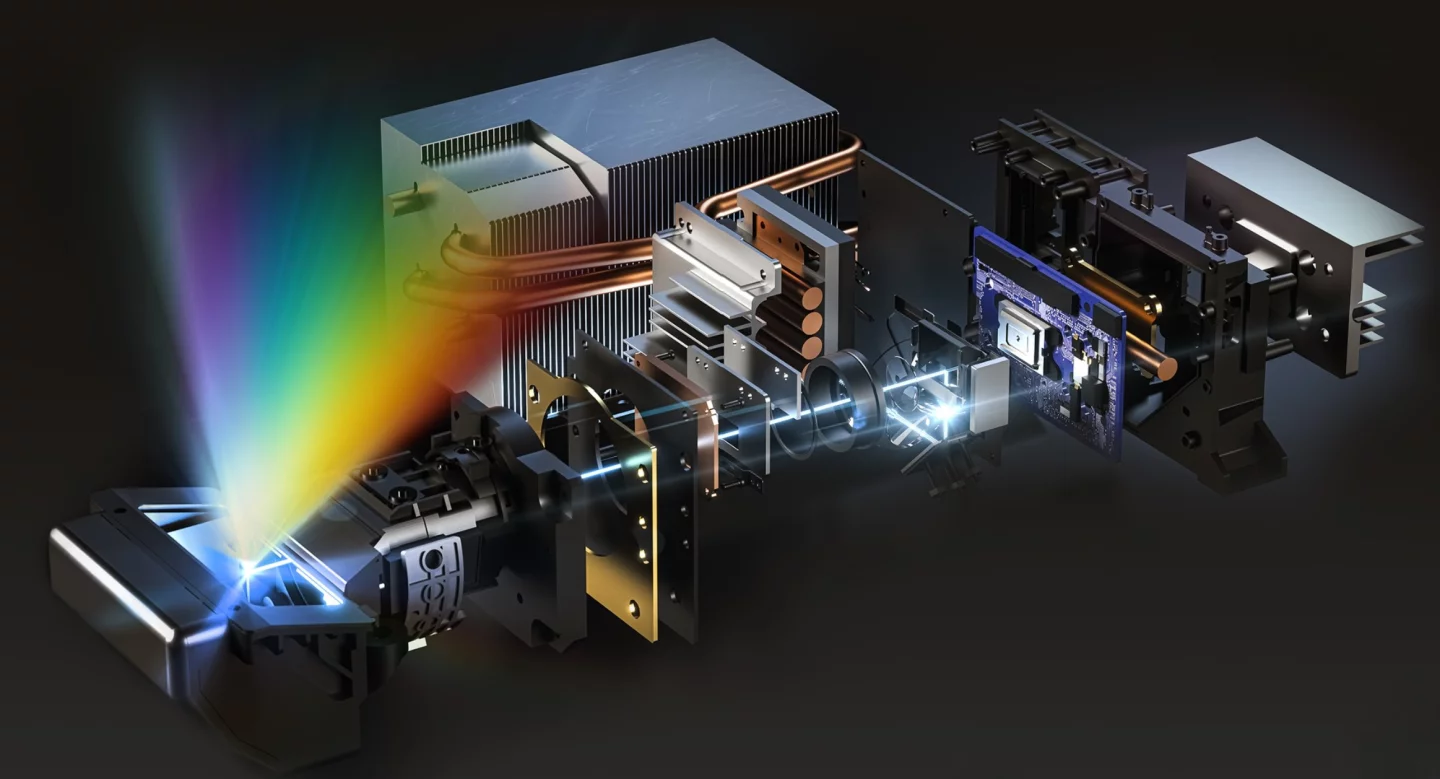 Red, green and blue each get their own laser for "ultra-realistic colors and unmatched immersion, featuring an exceptionally wide color gamut and superior color accuracy"