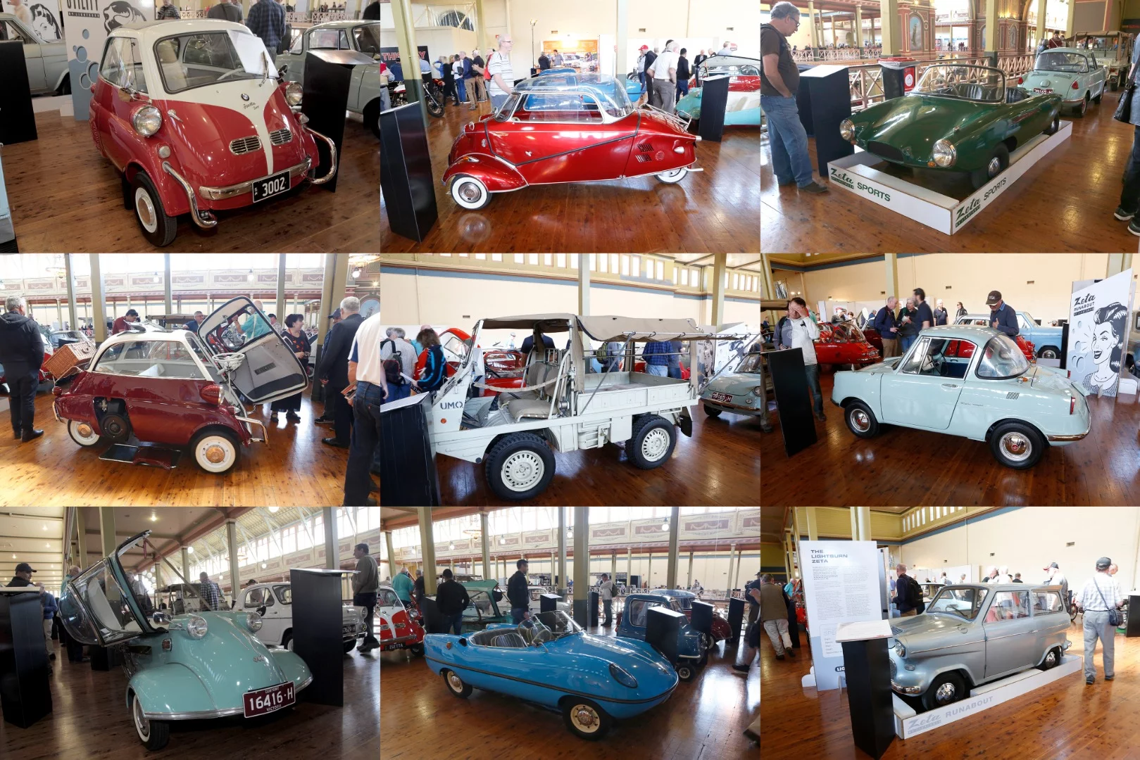 Amongst the many Micro Cars on display at Motorclassica 2018 were a Messerschmitt KR200, a Heinkel Kabine, a Lightburn Zeta and a Goggomobile Dart.