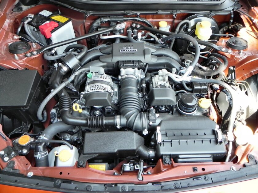 The FR-S' engine begs for a tuner's upgrades