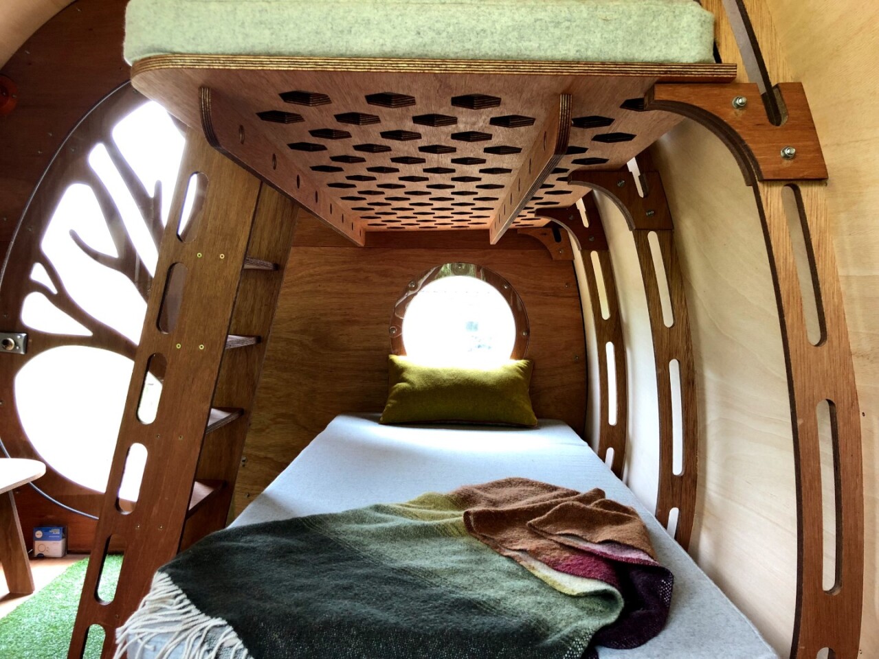 The Fuselage's snug interior includes optional bunk beds