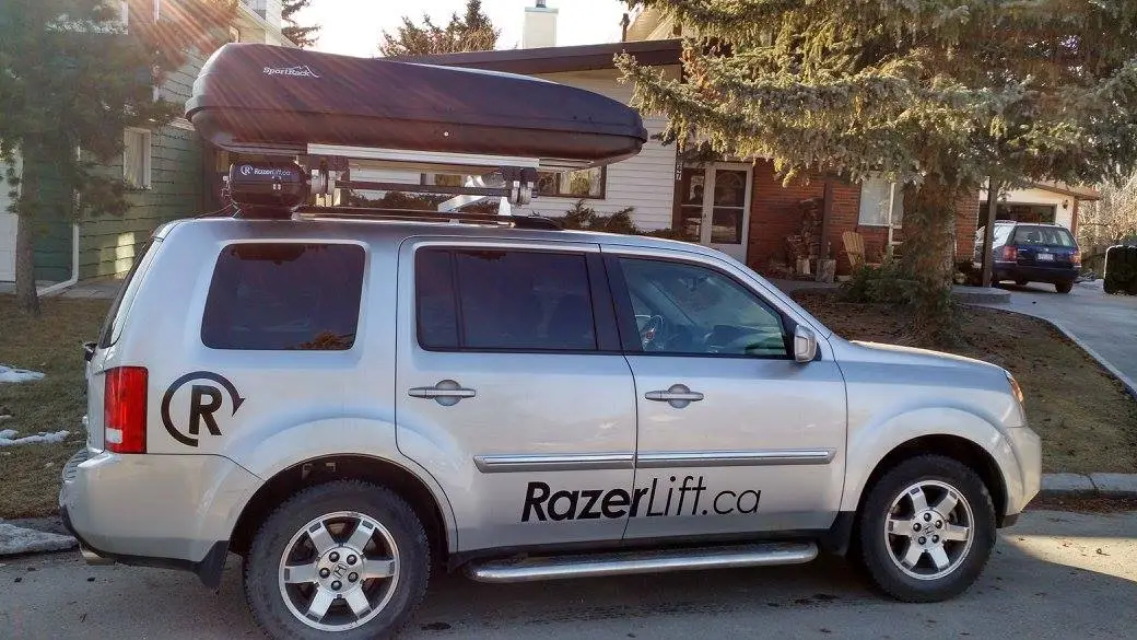 The RazerLift provides an easier means of loading/unloading cargo