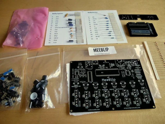 Konkreet Labs' Gwydion ap Dafydd ordered a MeeBlip sans case (Photo: copyright Gwydion ap Dafydd)