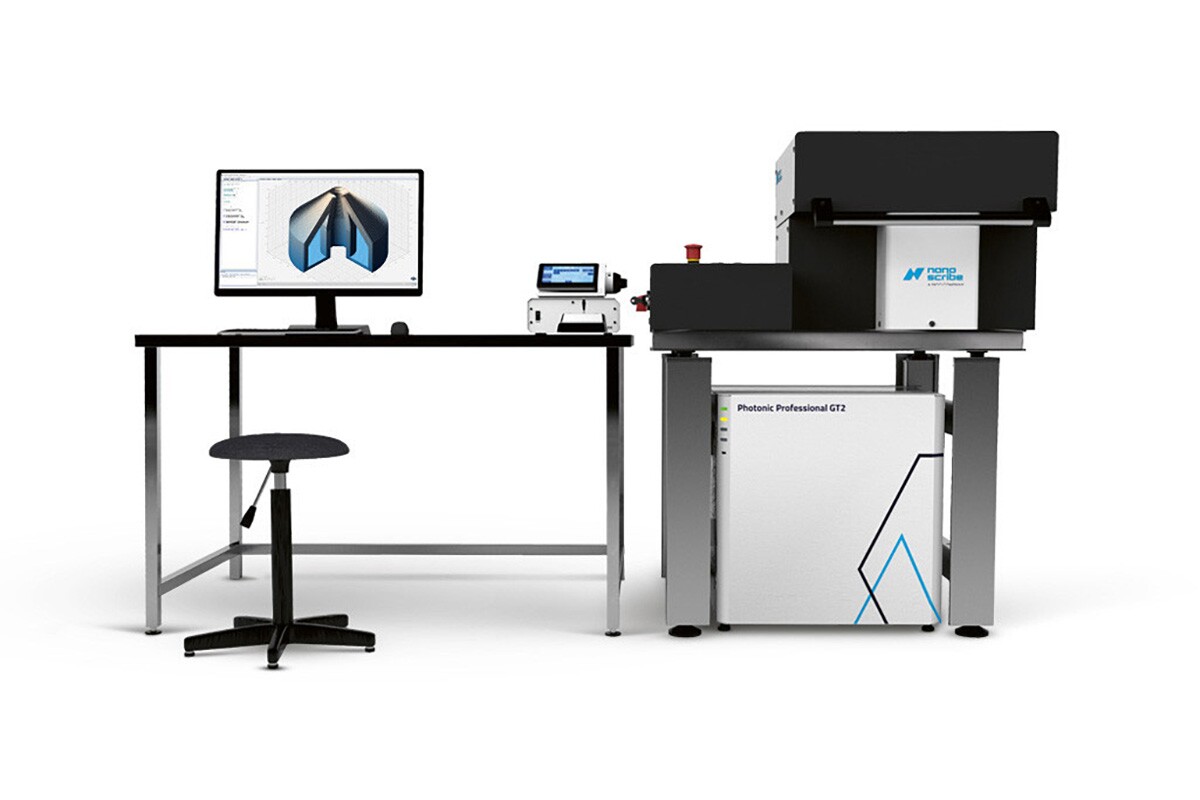 This Nanoscribe Photonic Professional GT2 can print nanoscale material prototypes, and it's as expensive as you might expect