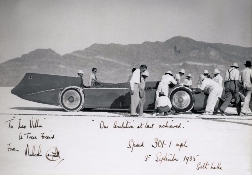 Campbell eventually did manage to hit 300 mph in 1935