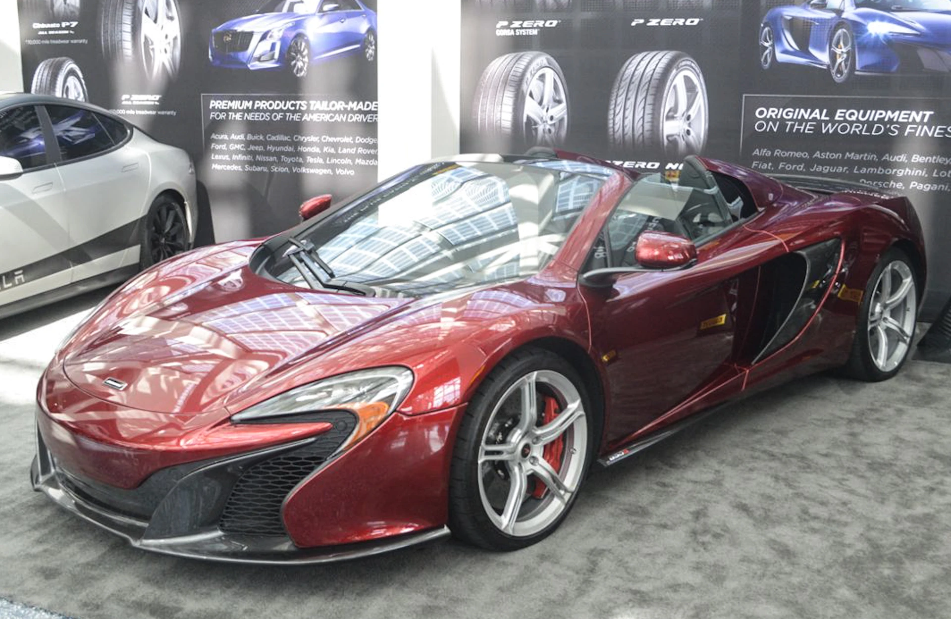 Pirelli spices up tires with a McLaren 650S Spider (Photo: C.C. Weiss/Gizmag.com)