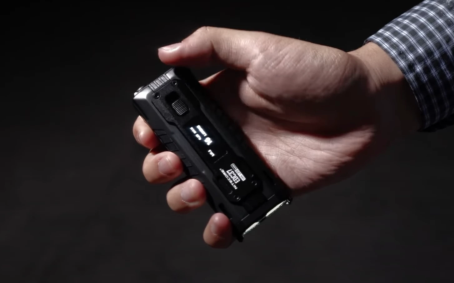 The EDC37 is a little thicker than its siblings, but it's also one of the shortest in the EDC series, fitting quite comfortably in the palm