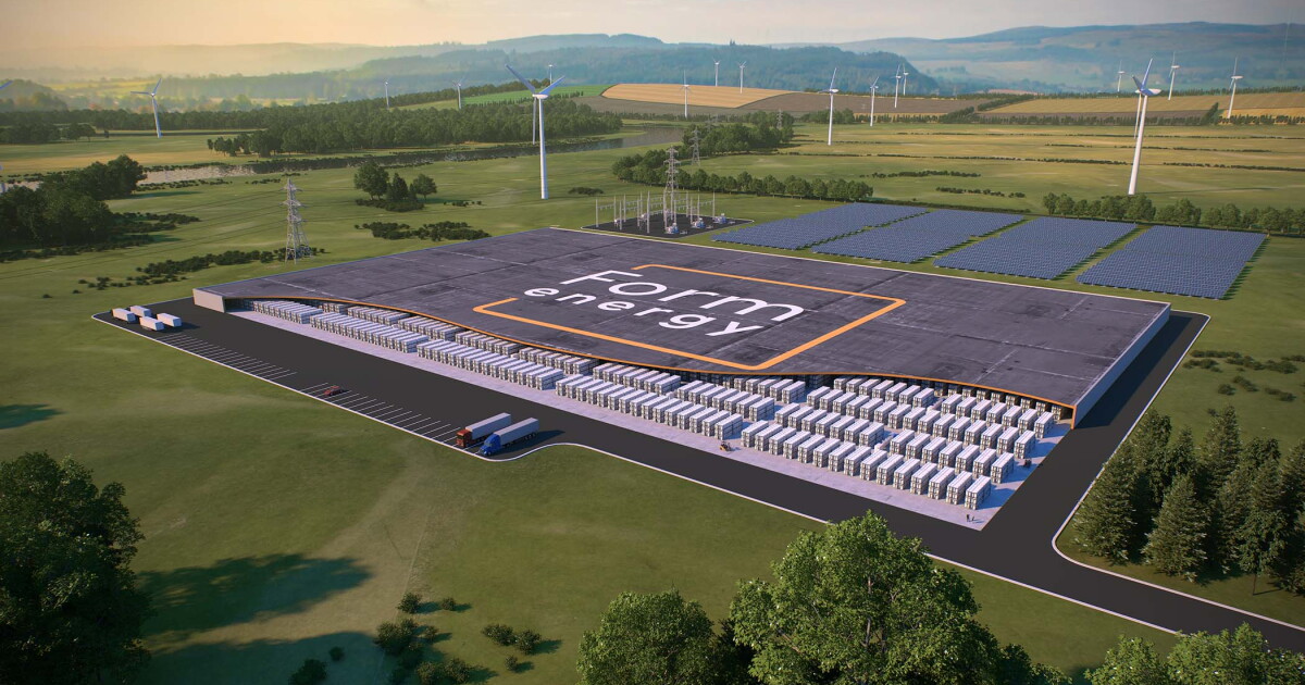 Form Energy’s ultra-cheap iron-air batteries to get 0M factory Form Energy’s ultra-cheap iron-air batteries to get 0M factory