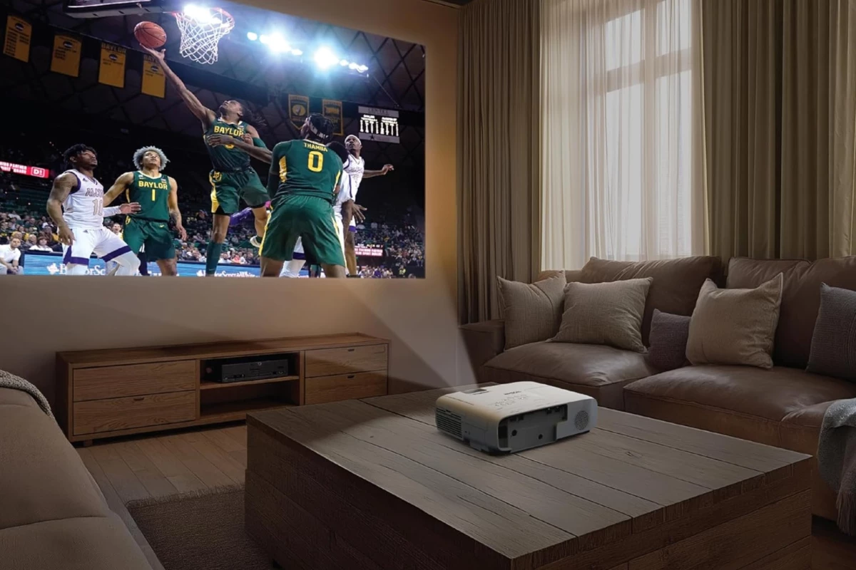 The HC1100 projector should be bright enough for daytime viewing, though you'll get the best results in a slightly shaded nook