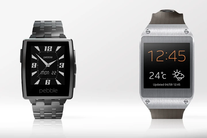 Gizmag compares the features and specs of the Pebble Steel and Samsung Galaxy Gear smartwatches