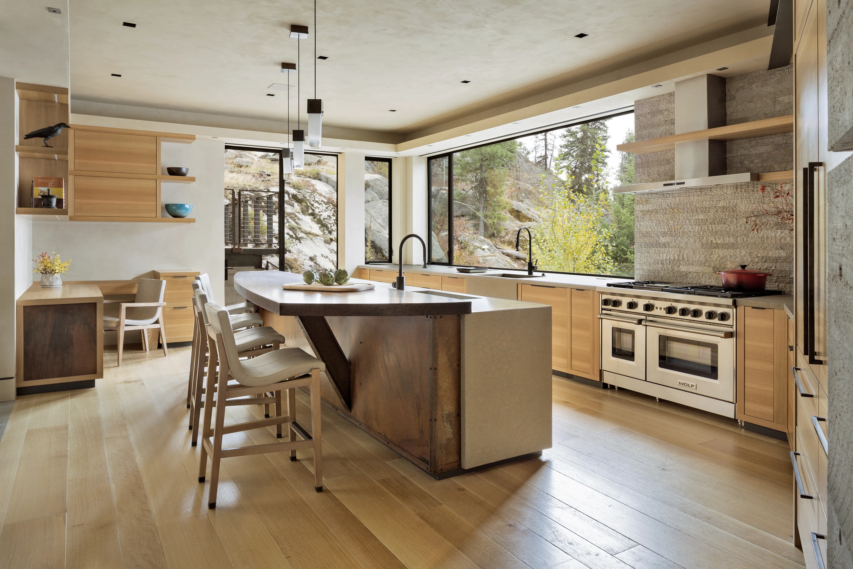 Kitchen inside the Cliff House