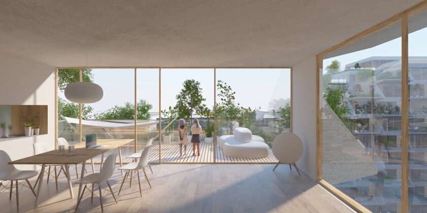 Sluishuis will also feature roughly 4,000 sq m (43,055 sq ft) of commercial and common areas, 240 underground parking spaces, and space for up to 30 houseboats