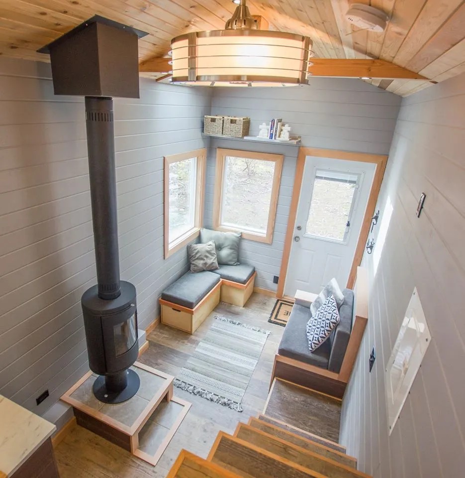 The Blue Heron's Morsø wood-burning stove