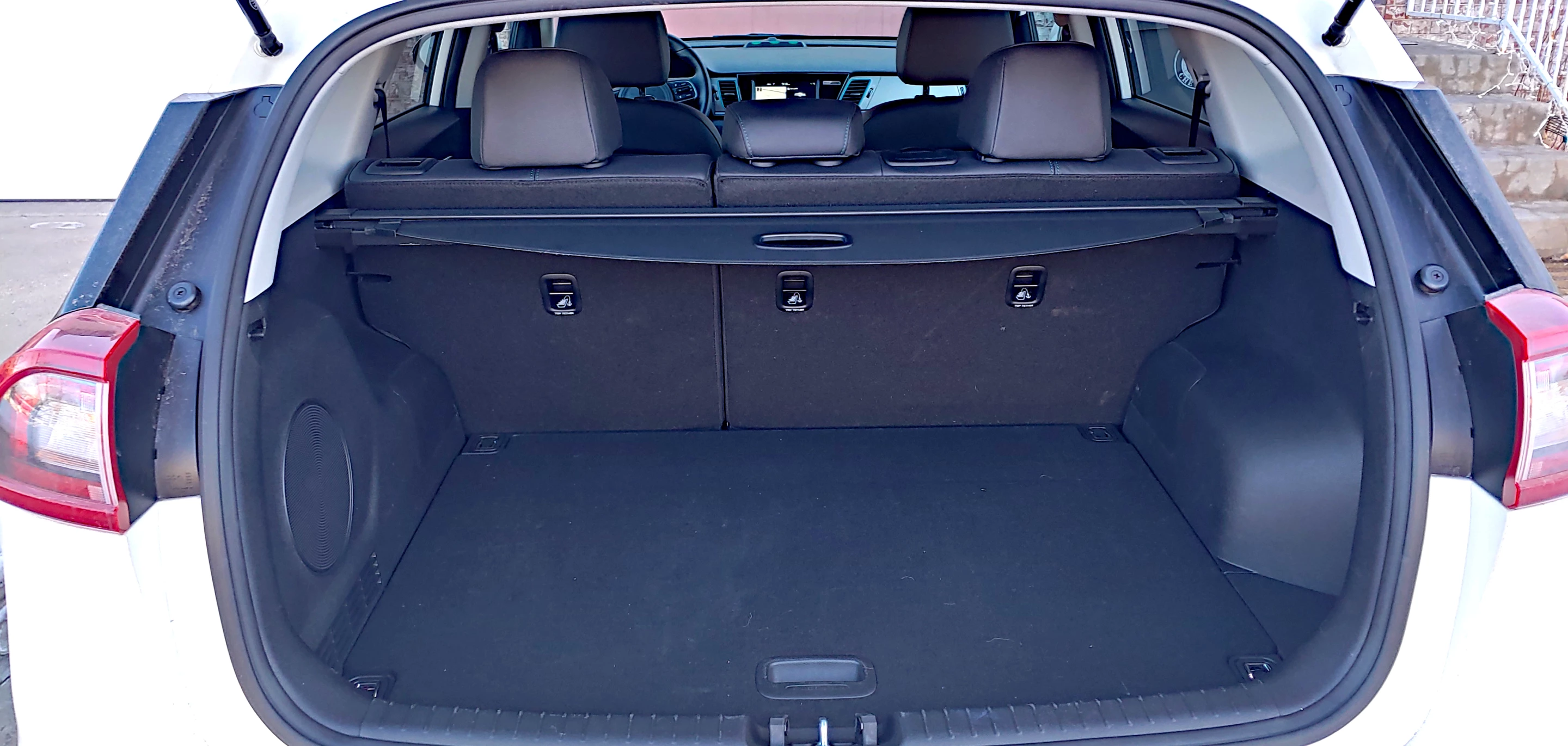 Cargo space in the Kia Niro EV is good and commensurate with the space found in most competing, non-EV counterparts in the compact segments
