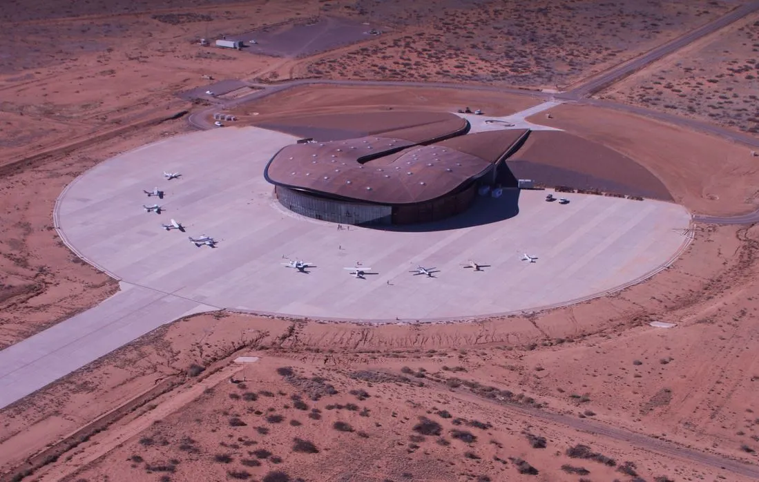 Spaceport America during a small plane fly-in event (Photo: Spaceport America)