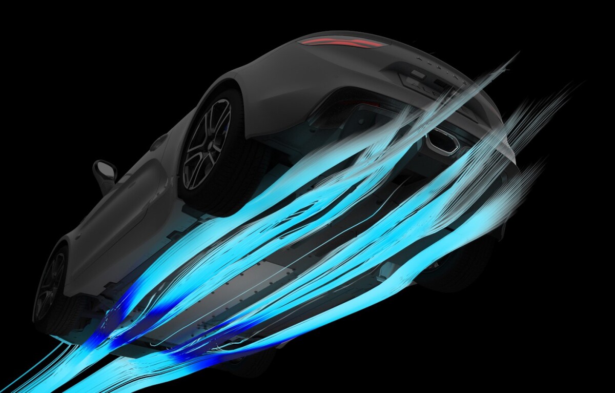 The A110 has a clever underbody for maximum downforce with a minimum of wings