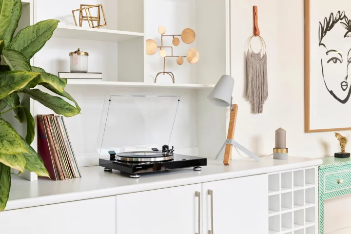 Thanks to its wireless streaming capabilities, the Vinyl 500 turntable doesn't need to sit on top of, or next to, a living room hi-fi setup