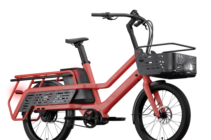 The "minivan" of the Utility Series is the Pie, which features a dual battery setup, can ride as Class 2 or Class 3 and is rated to haul up to 440 lb (including rider and cargo)