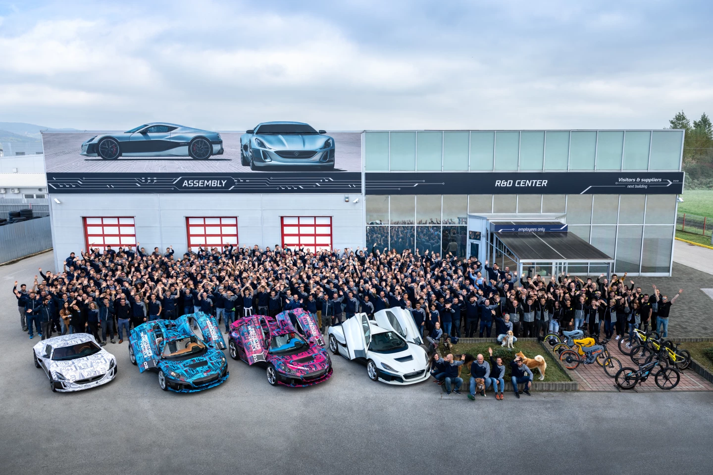 In ten years, Rimac has grown to be a 750-strong company